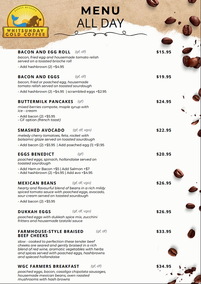 AllDay Menu